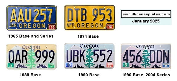 Private/Passenger license plates