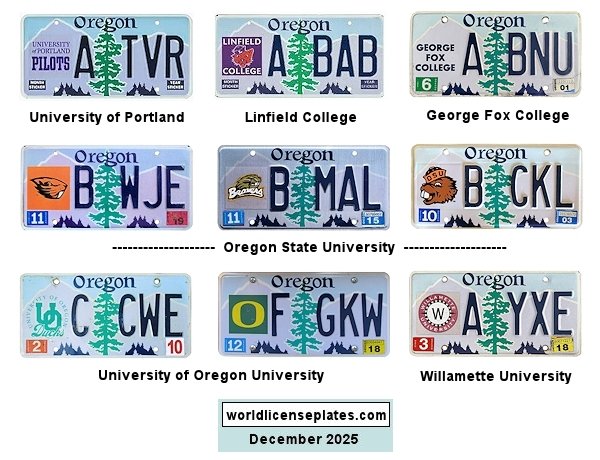 Special Interest license plates