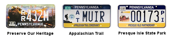 Special Interest license plates