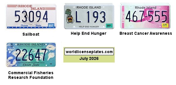 Special Interest license plates