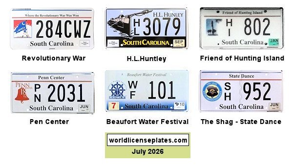 Special Interest license plates