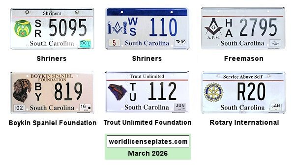 Special Interest license plates