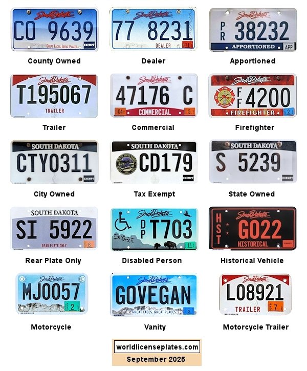 Non-Passenger/Other license plates