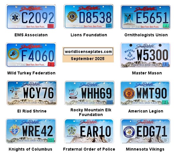 Special Interest license plates