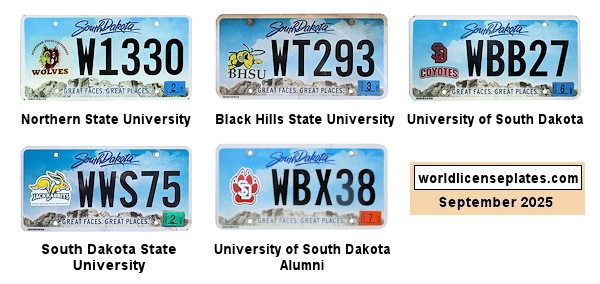 Special Interest license plates