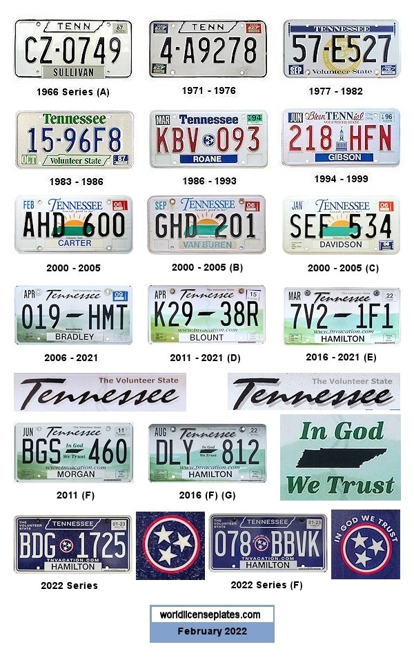 Private/Passenger license plates