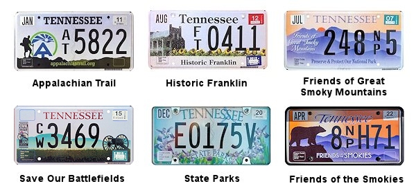 Special Interest license plates