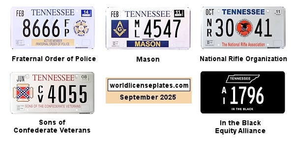 Special Interest license plates