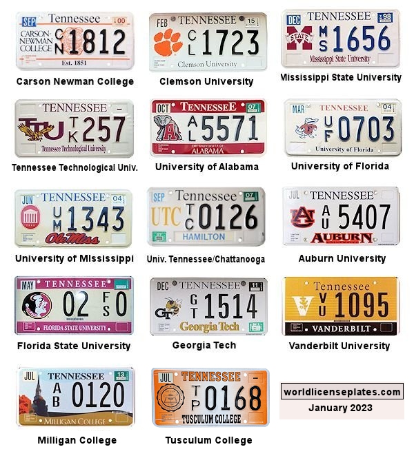 Special Interest license plates