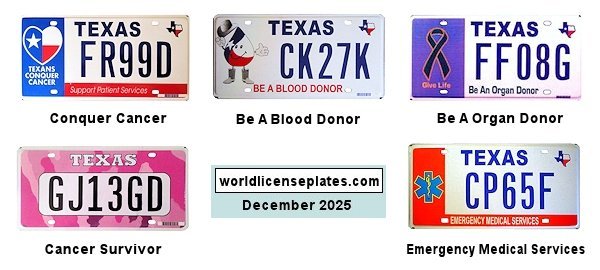 Special Interest license plates
