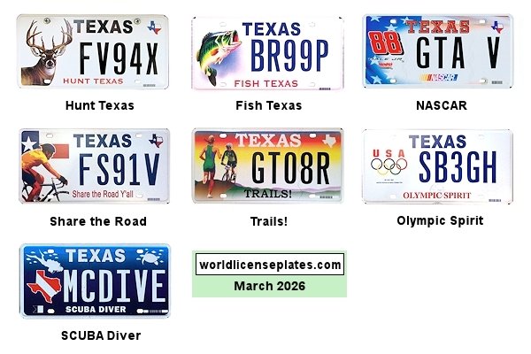 Special Interest license plates
