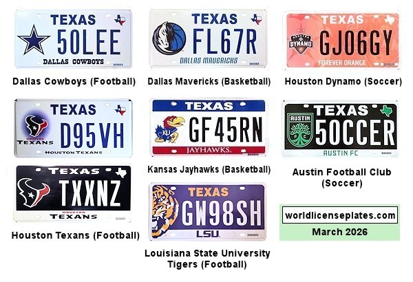 Special Interest license plates