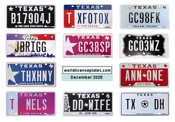 Special Interest license plates