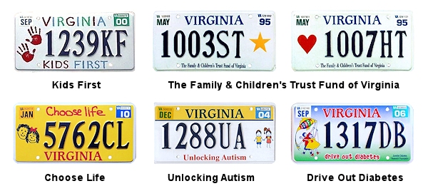 Special Interest license plates
