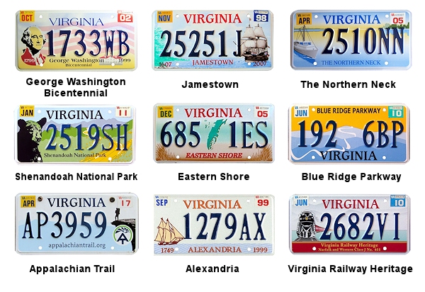 Special Interest license plates