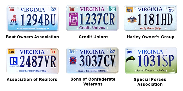 Special Interest license plates