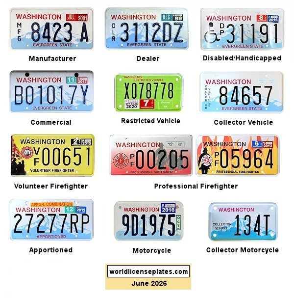Non-Passenger/Other license plates