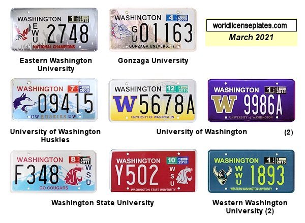 Special Interest license plates
