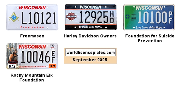 Special Interest license plates