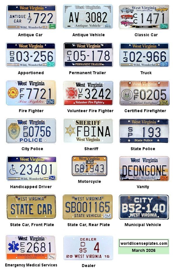 Non-Passenger/Other license plates