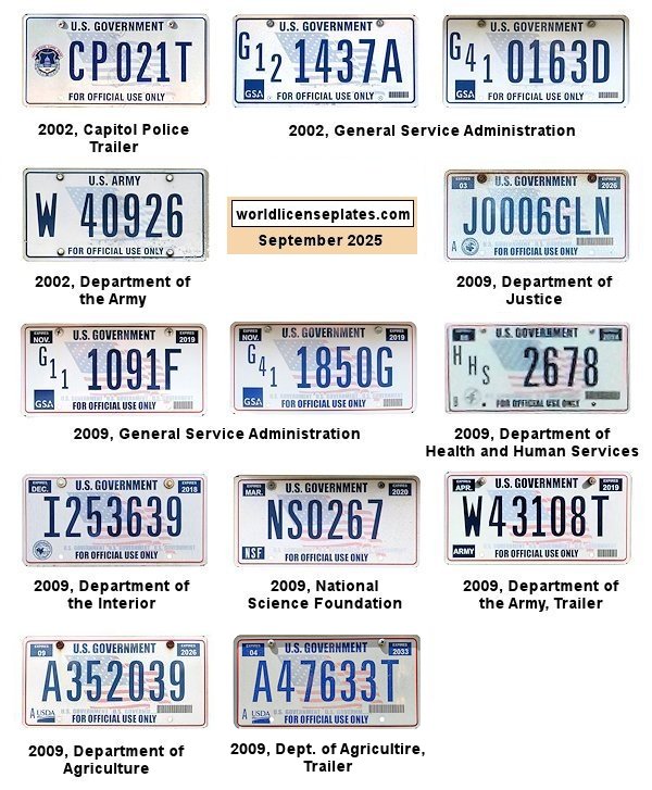 Current Series license plates