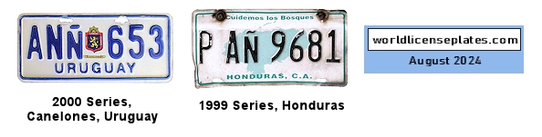 Spanish ñ license plates