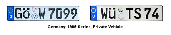 Umlaut license plates