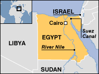 Map of EGYPT
