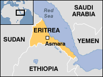 Map of ERITREA