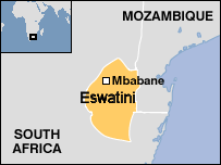 Map of ESWATINI