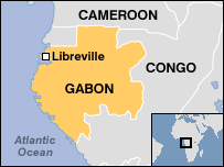 Map of GABON