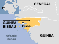 Map of GUINEA-BISSAU
