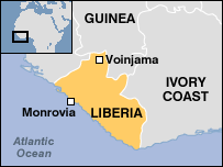 Map of LIBERIA