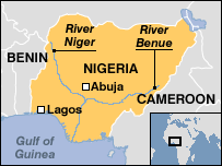 Map of NIGERIA