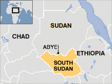 Map of SOUTH SUDAN