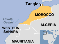 Map of Spanish Morocco