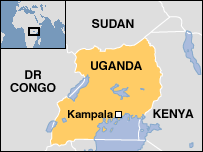 Map of UGANDA