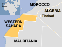 Map of Spanish Morocco