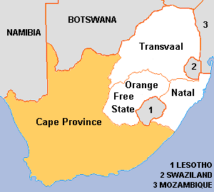 Map of Cape Province