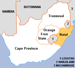 Map of Natal