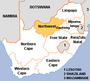 Map of Northwest