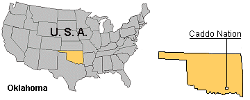 Map of Caddo Nation