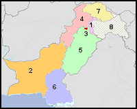 Map of PAKISTAN