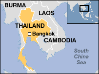 Map of THAILAND