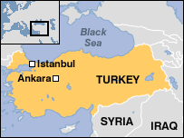 Map of TÜRKIYE