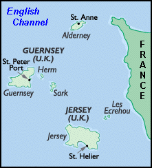Map of Guernsey