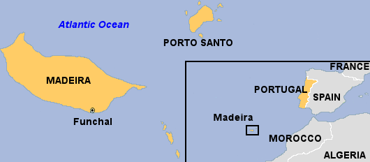 Map of Madeira