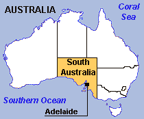 Map of South Australia