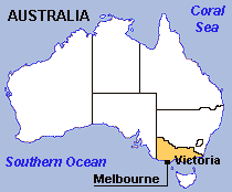 Map of Victoria