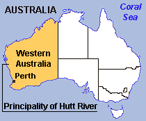 Map of Western Australia